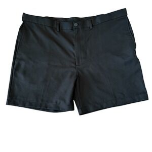 Cool 18 Pro‎ Men's Dress/Golf/Travel Shorts Size-44 Solid Black Office Ready